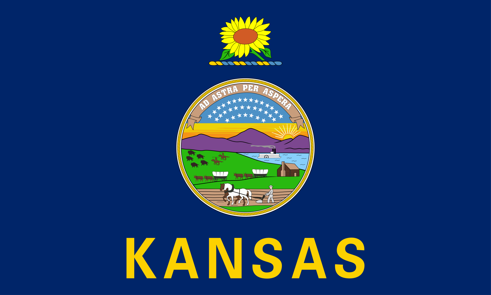 Kansas State Flag